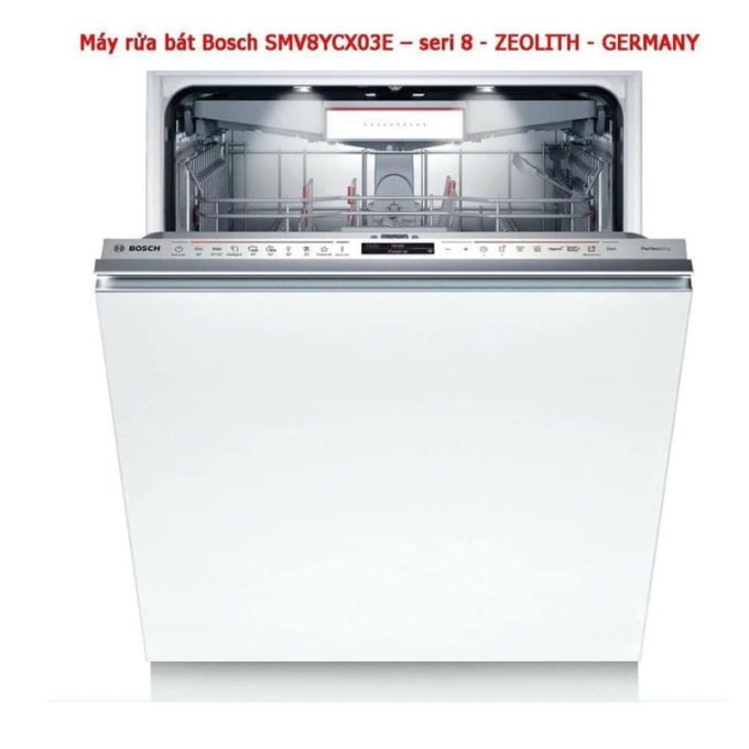 Máy rửa bát âm toàn phần Bosch SMV8YCX03E serie 8 - Sấy Zeolith