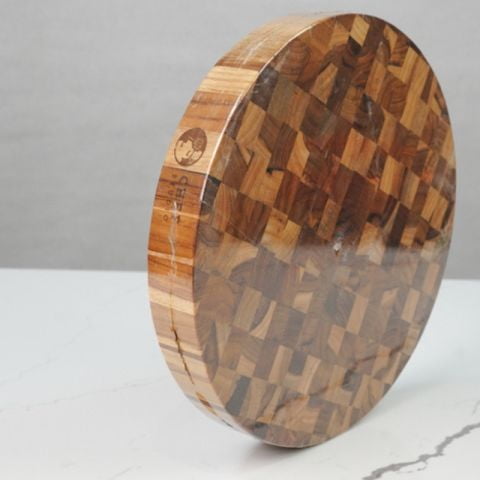 Thớt gỗ Teak Chef Studio hình tròn 30x30x3,5 cm (9077 )