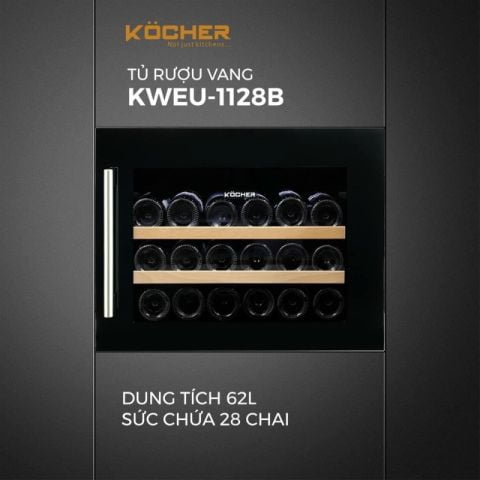 Tủ rượu vang Kocher KWEU-1128B